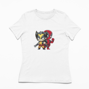 maglietta personalizzata donna deadpool wolverine