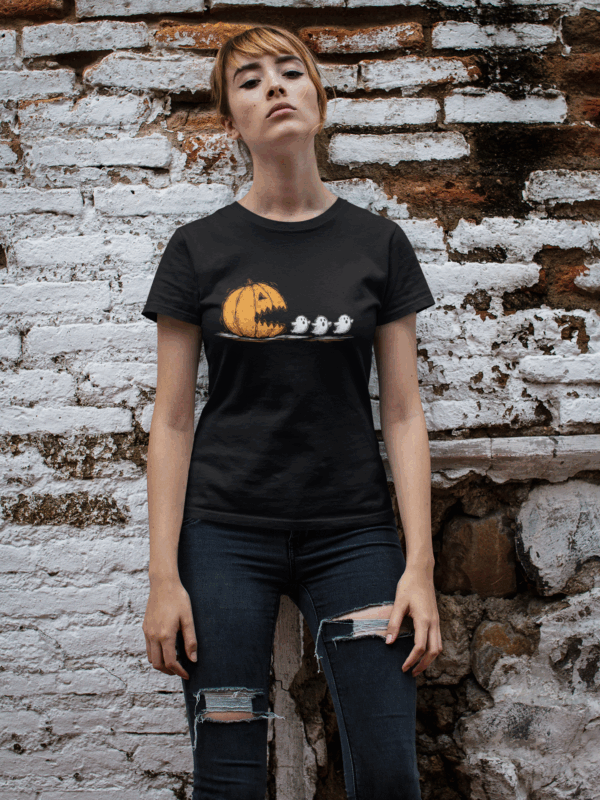 maglietta halloween zucca donna