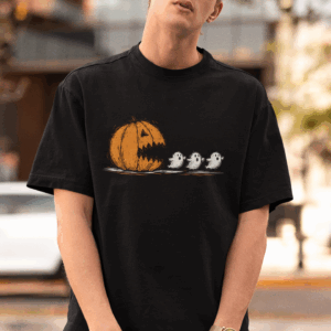 maglietta halloween zucca uomo