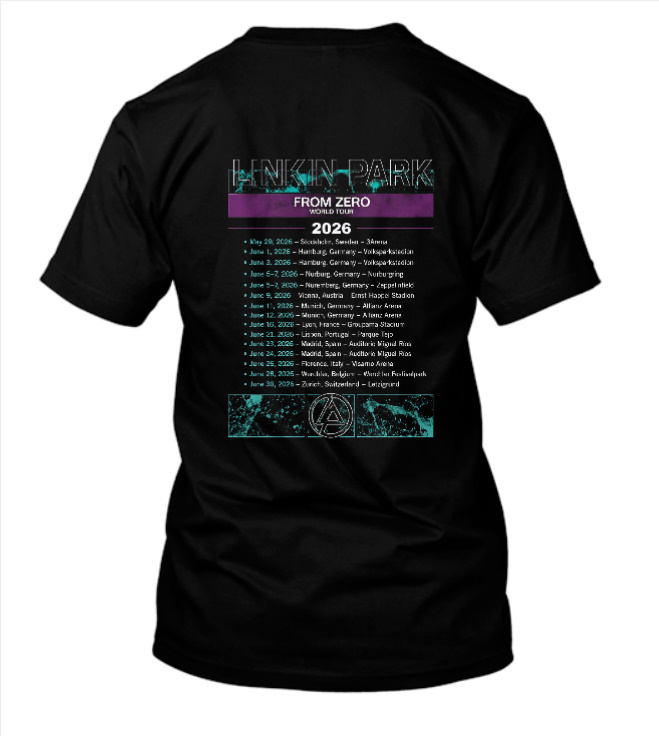 maglietta t-shirt-linkin-park-firenze-2026