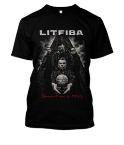 Maglietta Litfiba Quarant'anni di 17 RE Tour 2026