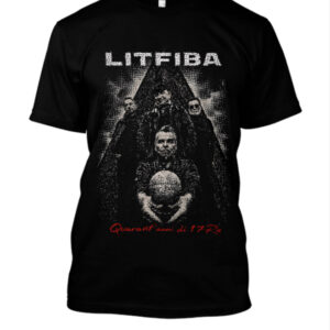 Maglietta Litfiba Quarant'anni di 17 RE Tour 2026