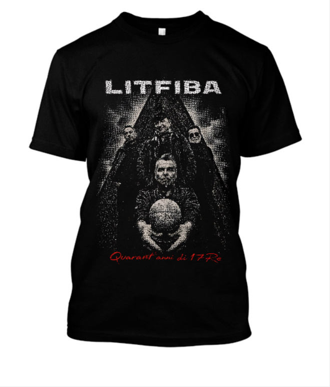 Maglietta Litfiba Quarant'anni di 17 RE Tour 2026
