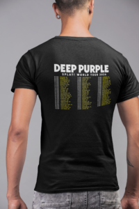 Maglietta Deep Purple SPLAT World Tour 2026 retro