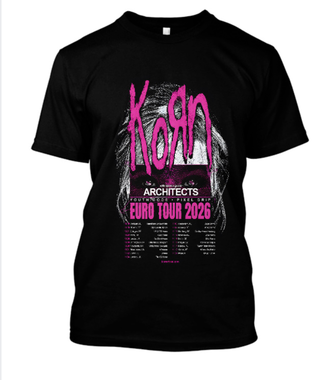 Magliette Korn Euro Tour 2026