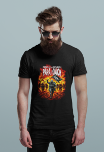 Maglietta Papa Roach Rise Of The Roach Tour 2026 uomo